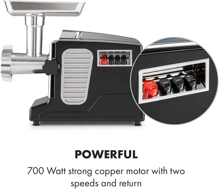 Actual product image Klarstein Powerful electric meat grinder
