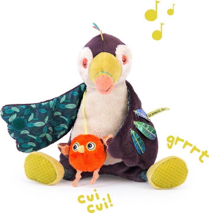 Image du produit Moulin Roty Dans la jungle, poupée musicale Toucan Pakou