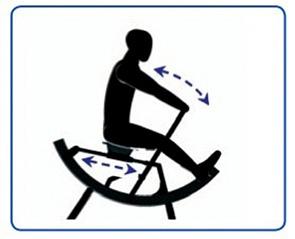 Actual product image Art Outside Outdoor rowing machine