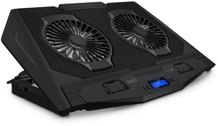 Produktbild Connect IT NEO RGB podsvícení chladicí podložka pod notebook, ČERNÁ