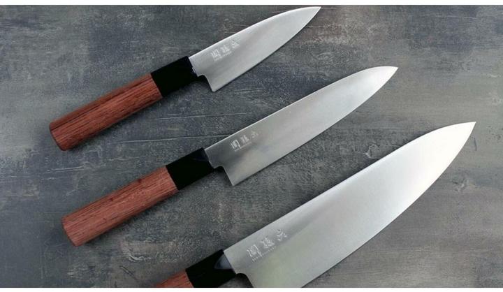 Actual product image Kai Seki Magoroku Red Wood Utility knife (15 cm)