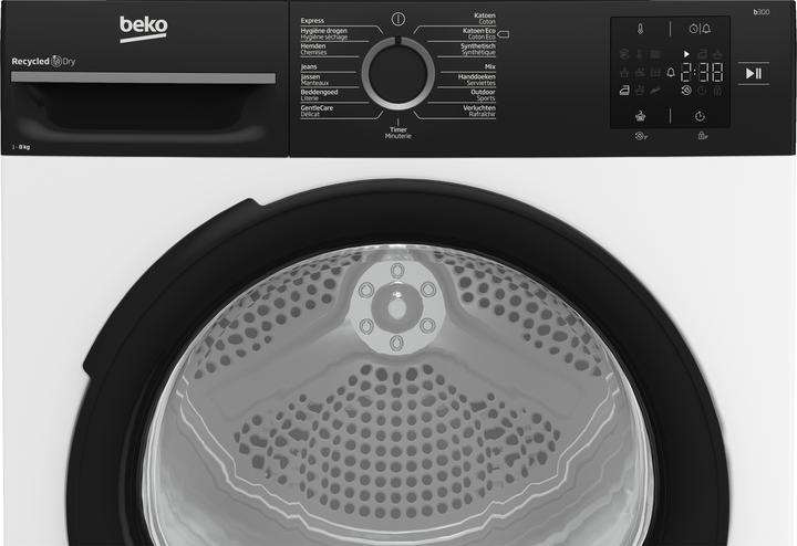 Actual product image Beko BM3T3823B (8 kg, Rear)