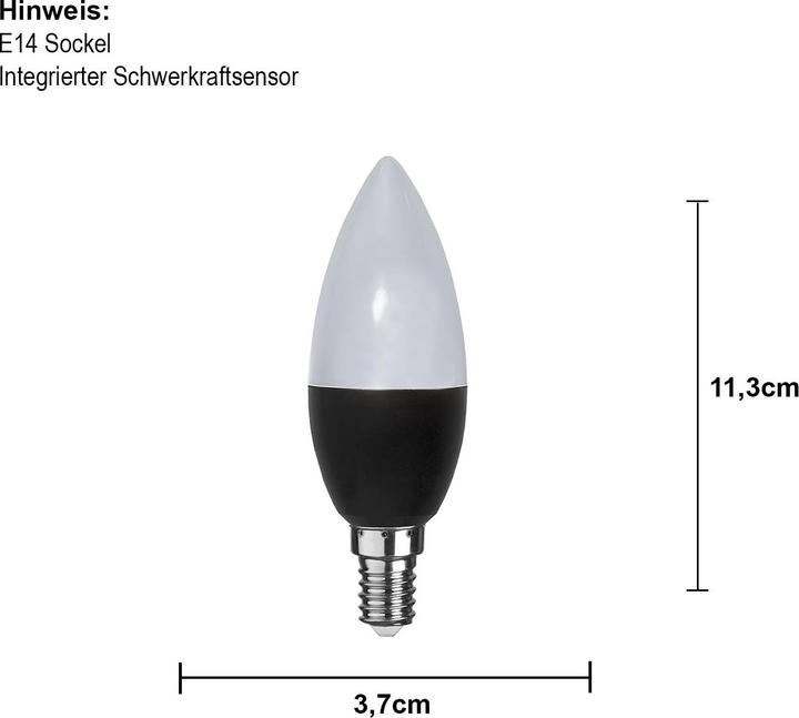 Produktbild Star Trading Flame C37 (E14, 0.80 W, 18 lm, 1 x, G)