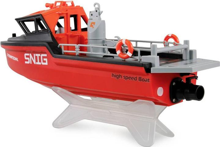 Produktbild Amewi Rettungsboot brushless Jetantrieb 320mm RTR schwarz/rot