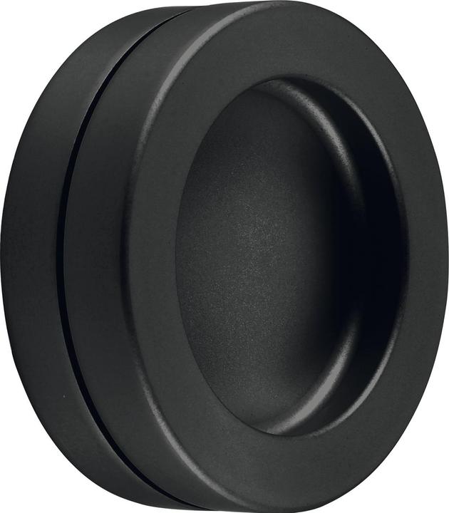 Produktbild Kws Muschelgriff 5253 Aluminium schwarz matt beschichtet Einlass-Ø 50 mm