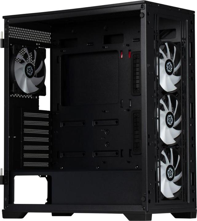 Produktbild Enermax MarbleShell MS31 ARGB (schwarz, Tempered Glass) (Mini-ITX, mATX, ATX)