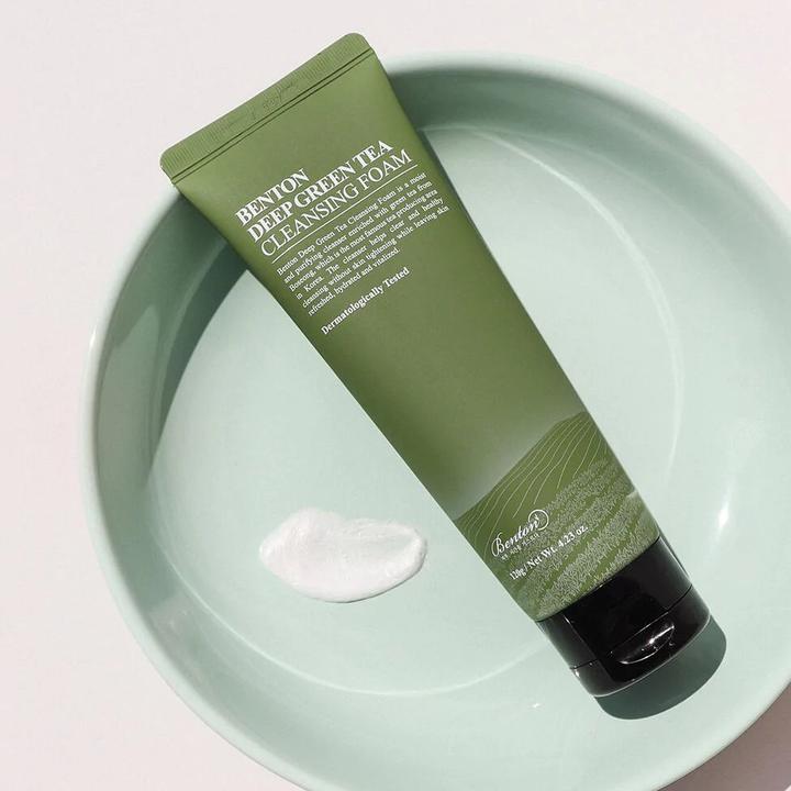 Image du produit Benton mousse nettoyante deep green tea (Mousse, 120 ml)