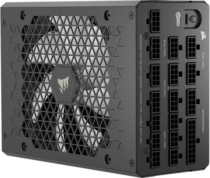 Actual product image Corsair HXi Series (2025), HX1500i, 1500 Watt, 80 PLUS Platinum, C20 Version (1500 W)