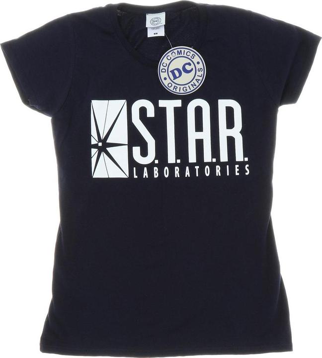Actual product image Womens/Ladies The Flash STAR Labs Cotton T-Shirt (S)