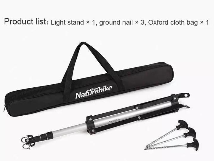 Produktbild Naturehike Outdoor Camping Teleskopständer für Lampe 70-194cm