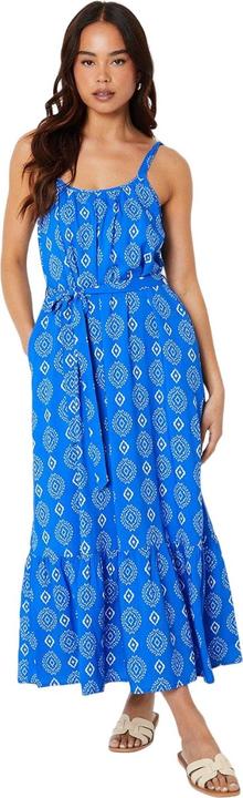 Actual product image Dorothy Perkins Womens/Ladies Tile Print Pocket Petite Midi Dress (40 D)