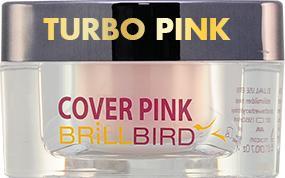 Actual product image BrillBird Turbo Pink Acrylic Powder 30ml (Pink)