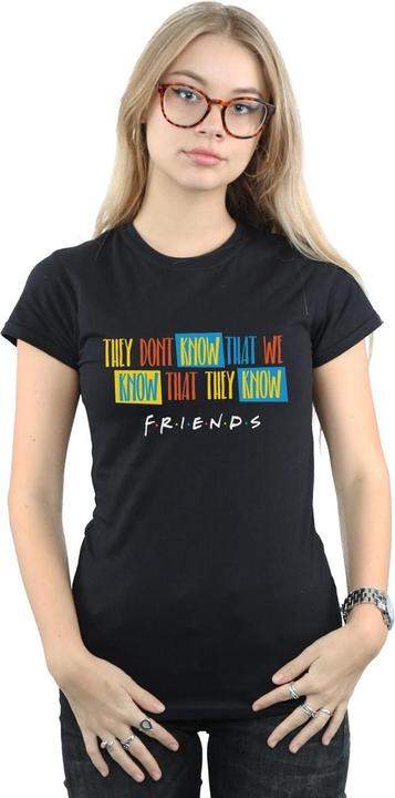 Produktbild Friends They Don't Know Script TShirt (M)