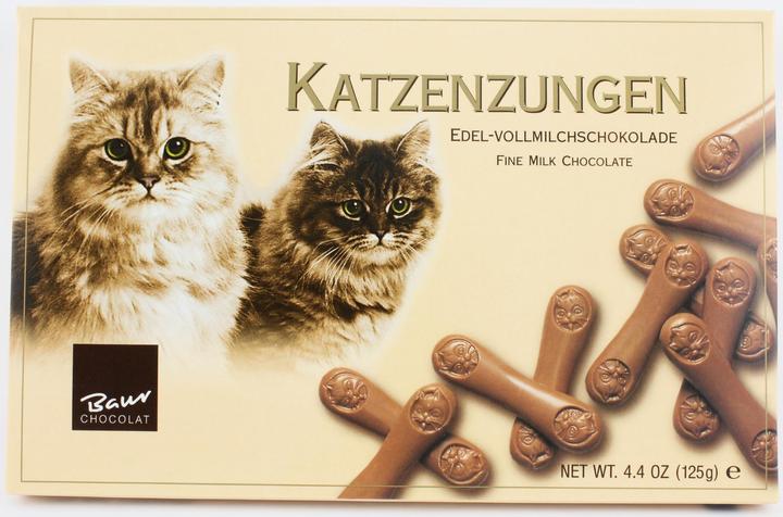 Produktbild Baur Chocolat Schokoladen Katzenzungen (21 Stk., 125 g)