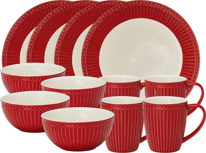 Produktbild Greengate Alice Frühstücksset red 12tlg (12 Stück)