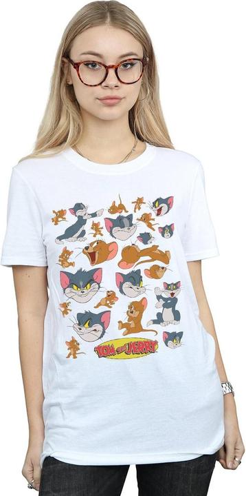 Immagine prodotto Tom & Jerry Many Faces Maglietta Ampia Donna (S)