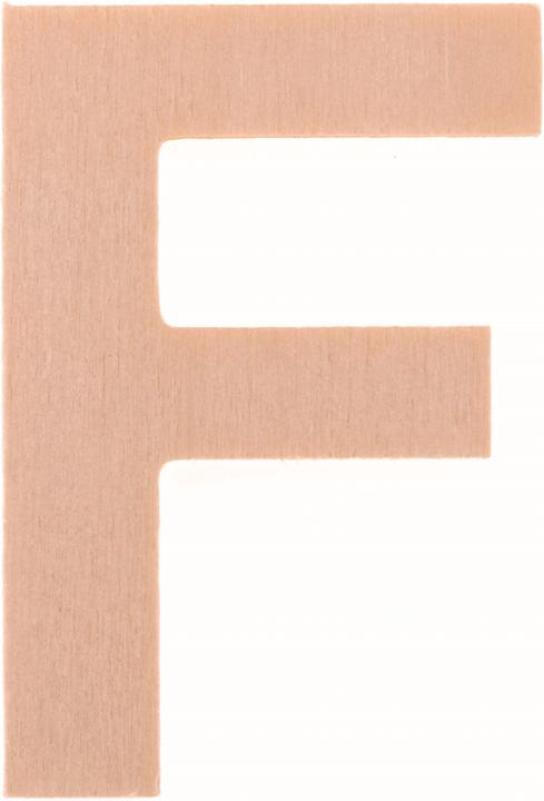 Image du produit Glorex Lettre F, hauteur 6cm, FSC