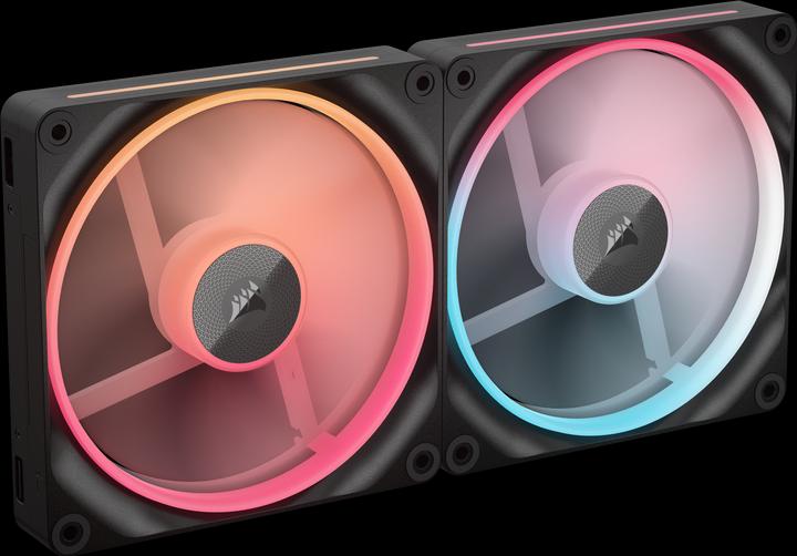 Produktbild Corsair RX MAX Series, iCUE LINK RX140 MAX, 140mm Fan, Dual Fan Kit (140 mm, 2 x)