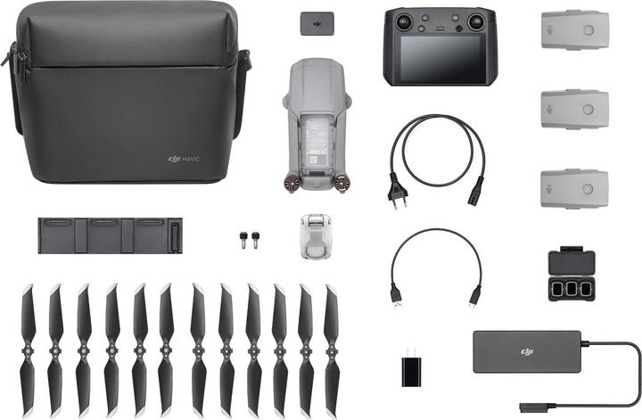 Produktbild DJI Mavic Air 2 Fly More Combo inkl. Smart Controller (34 min, 570 g, 48 Mpx)