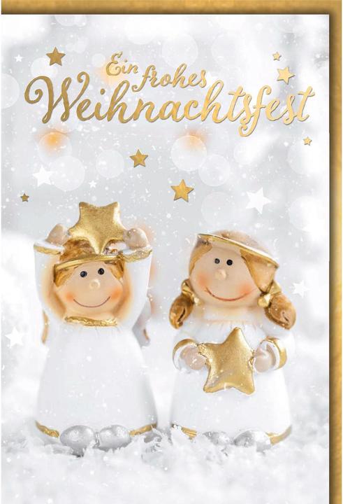 Produktbild Braun + Company Weihnachtskarte Engel (Geschenkfolie, 1 x)