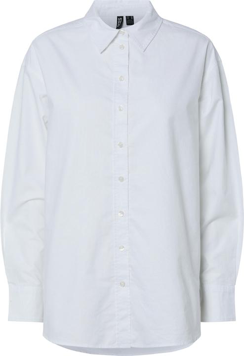 Pieces Pcpoppy Ls Oxford Loose Shirt Wvn Noos