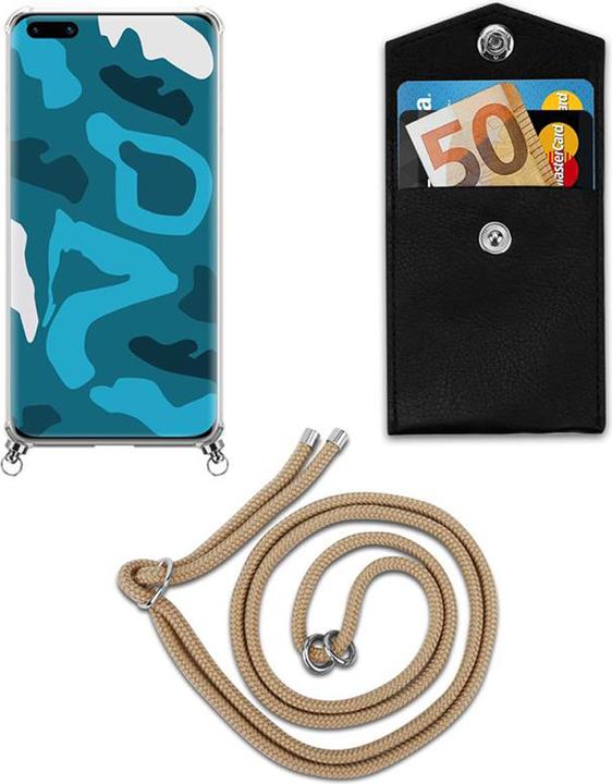 Produktbild Cadorabo TPU Handy Kette SILBER Cover