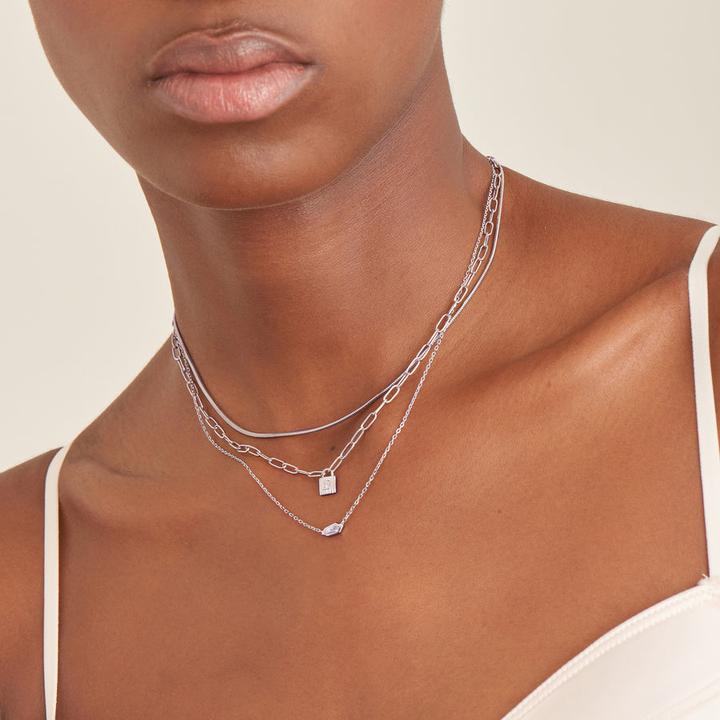 Immagine prodotto Ania Haie Collana con catena a serpente in argento 925 (Argento 925, 38 cm)