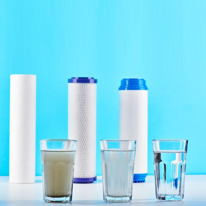 Produktbild Naturewater NW-BR10B4 3 Stufen Filter 5µ 32,89mm 1" Sedimentfilter Aktivkohle (3 x)