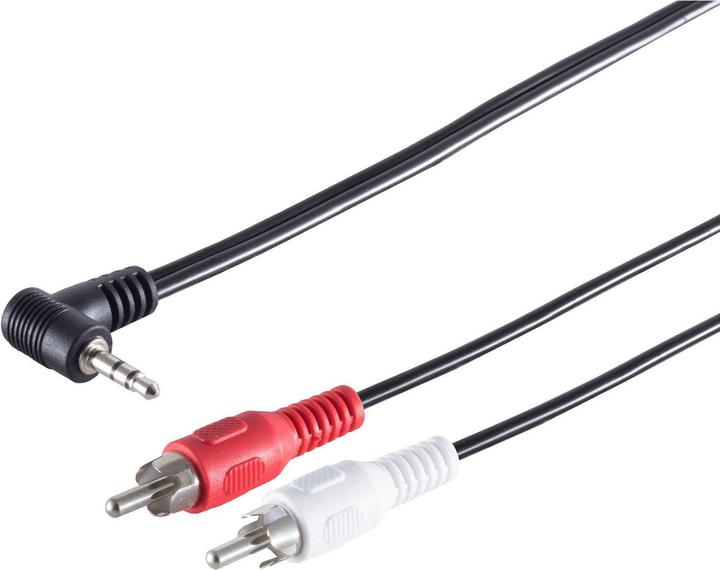 Immagine prodotto Shiverpeaks S/CONN cavo jack cinch massima connettività spina jack angolata da 3,5 mm stereo a 2 spine cinch (1.50 m, Cinch)