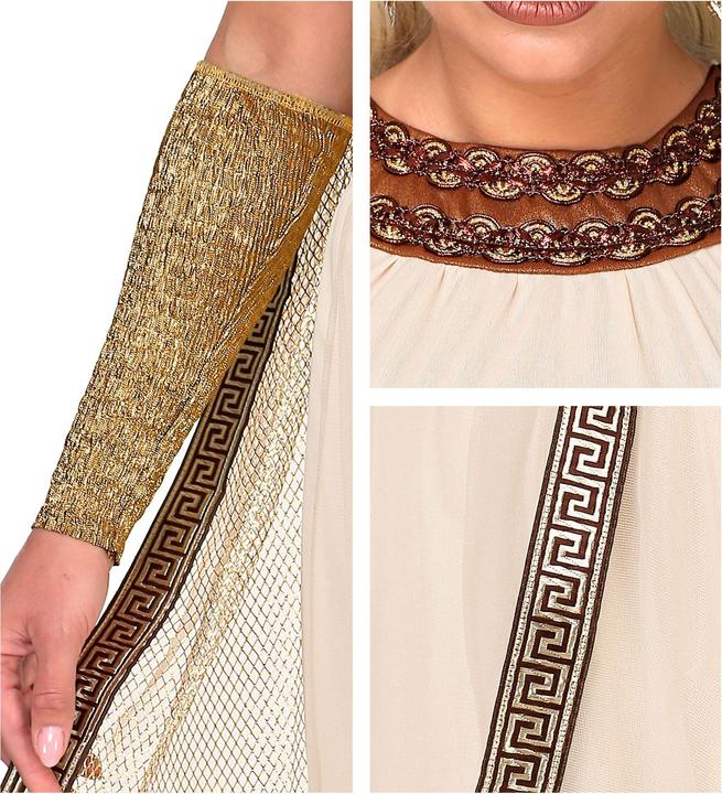 Image du produit Widmann GRIECHISCHE/RÖMISCHE GÖTTIN (Kleid mit Umhang, Armstulpen, Kopfschmuck), XL (XL)
