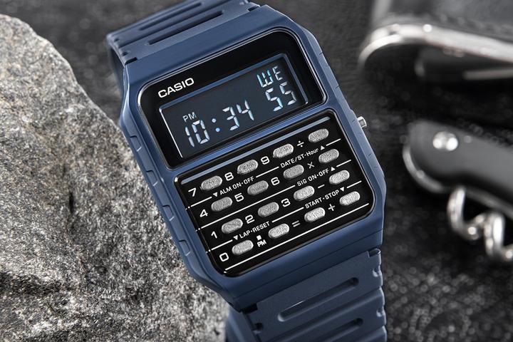 Actual product image Casio CA-53WF-2BEF watch (9822) (Digital watch, 34 mm)