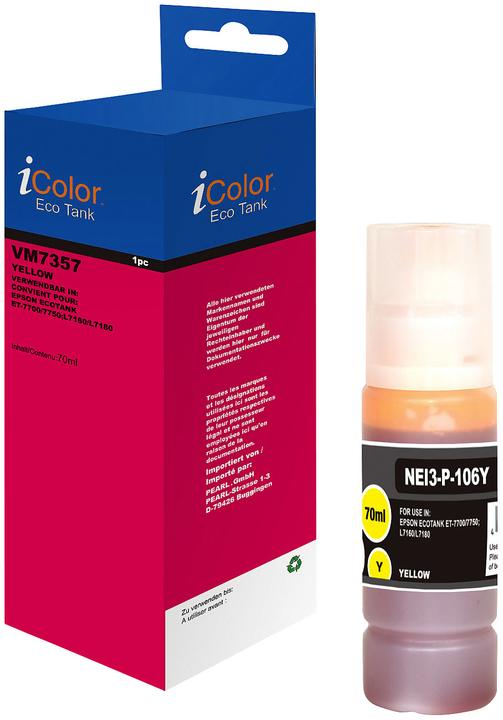 Actual product image IColor Refill ink for Epson (Y)