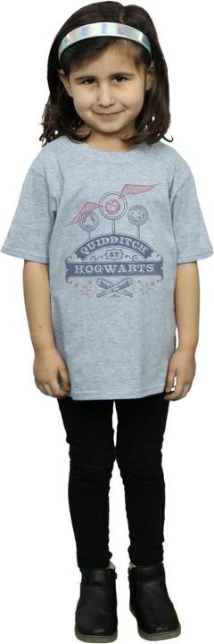 Actual product image Girls Quidditch At Hogwarts Cotton T-Shirt (152, 158)