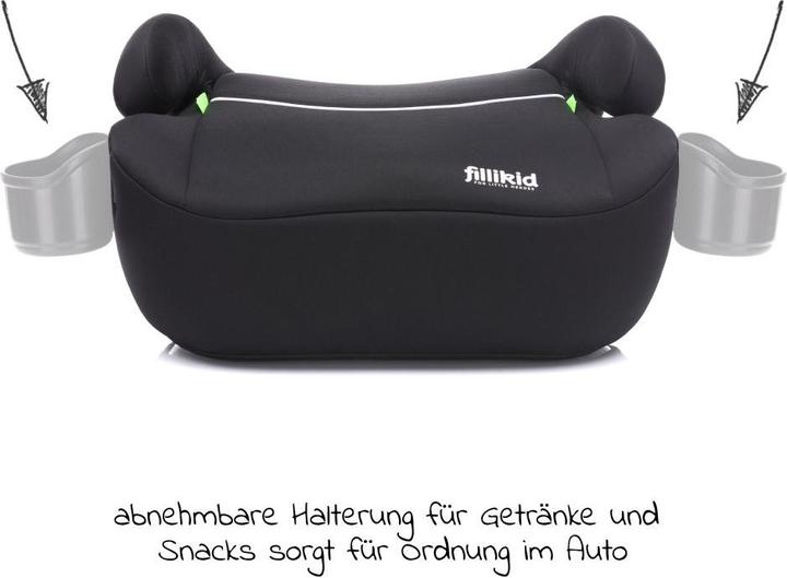 Actual product image Fillikid Booster seat with Isofix (Booster seat, ECE R129/i-Size Standard)