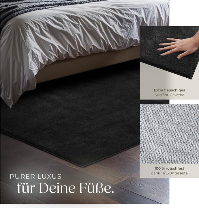 Immagine prodotto tectake Tappeto a pelo corto Soft Zone (120 x 170 cm)