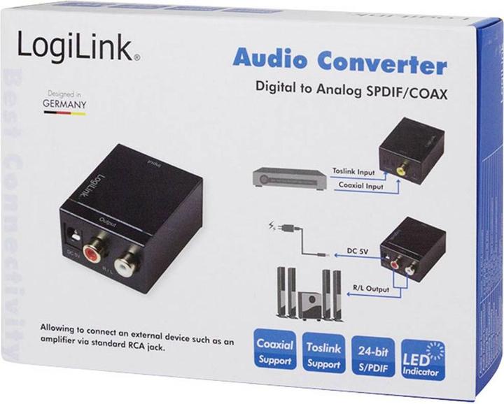 Actual product image LogiLink Audio converter (Digital -> Analog)