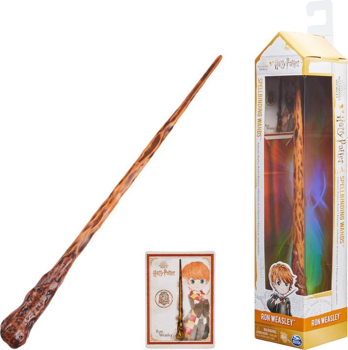 Produktbild Spin Master Wizarding World Harry Potter - Authentischer Ron Weasley Zauberstab aus Kunststoff mit