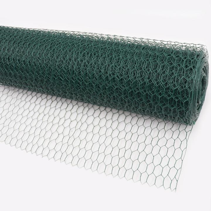 Immagine prodotto Aquagart 20m Sechseckgeflecht Hühnerzaun Kaninchendraht Hasengitter grün Hasendraht 50cm