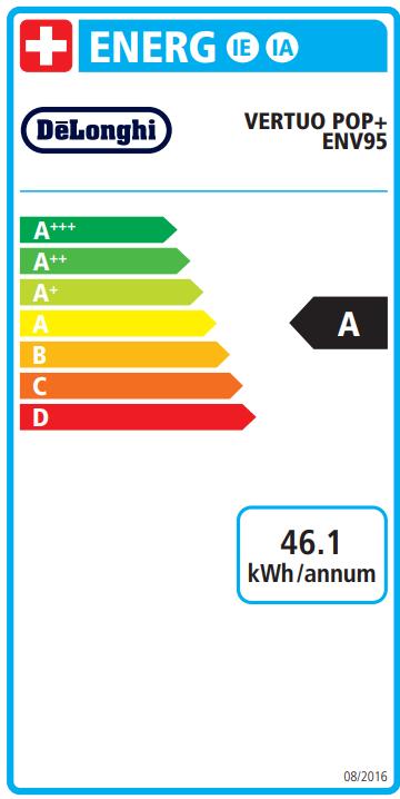 Energy Label De'Longhi Nespresso Vertuo Pop+ (NESPRESSO Vertuo)