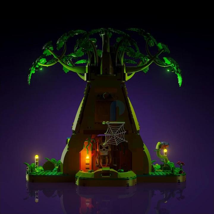 Actual product image Light my bricks LMB 2.0 LED Light Set for LEGO 77092 The Legend of Zelda - Deku Tree 2-in-1