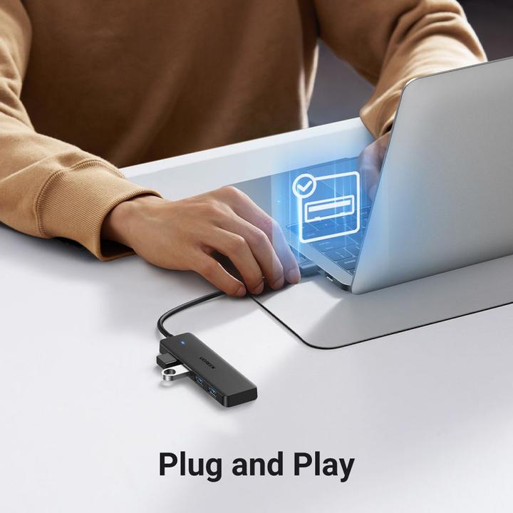 Actual product image Ugreen USB Hub (USB-A, 4 Ports)
