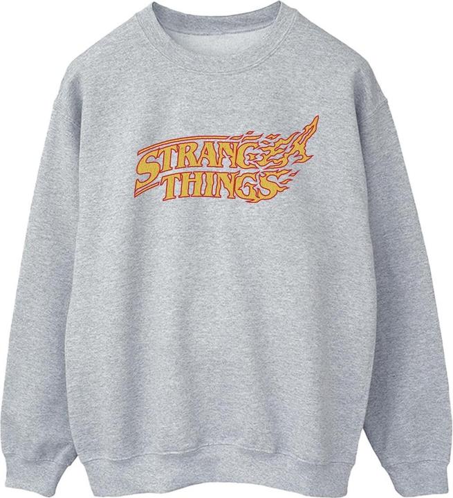 Actual product image Netflix Womens/Ladies Stranger Things Logo Breaking Sweatshirt (M)