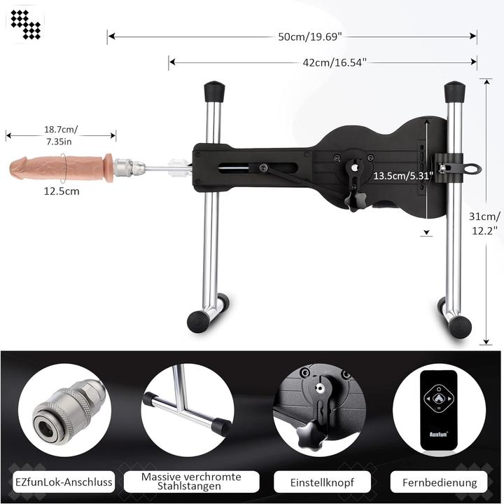 Immagine prodotto Auxfun Macchina del sesso per uomini B-3XLR