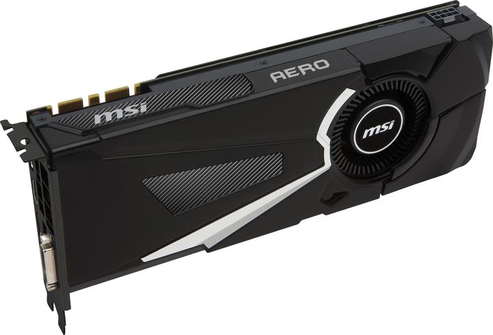 Actual product image MSI GeForce GTX 1080 AERO 8G OC (8 GB)