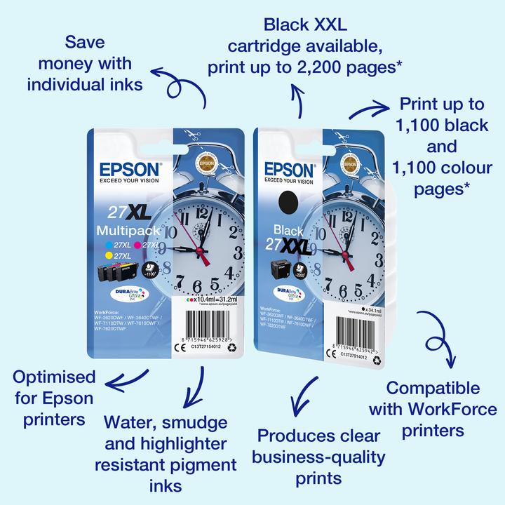 Immagine prodotto Epson 27XL DuraBrite Ultra (C)