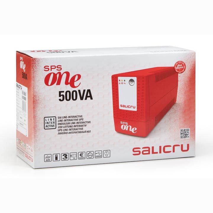 Immagine prodotto Salicru SPS ONE UPS interattivo di linea da 500 a 2000 VA (500 VA, 240 W, Interattivo linea UPS)