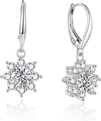 Produktbild Beneto Silver glittering earrings AGUC1842 (L)