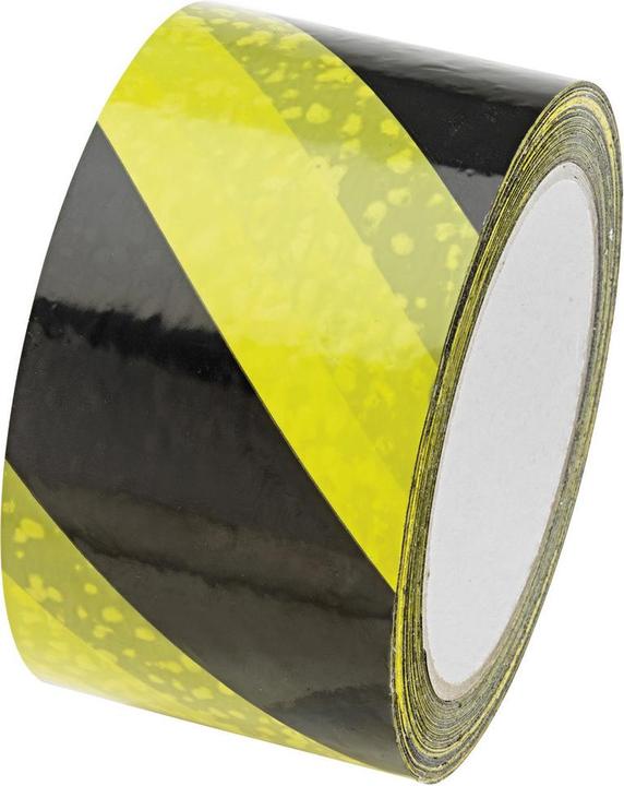 Produktbild IKS PVC-Warnband selbstklebend, 66 m x 60 mm, gelb/schwarz (60 mm)
