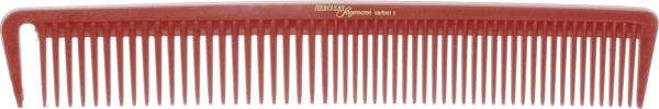 Actual product image Hercules Sägemann C9 red hair cutting comb 7.5" carbon comb