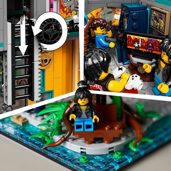 Actual product image LEGO Die Gärten von NINJAGO City (71741, LEGO Ninjago, LEGO Rare Sets)